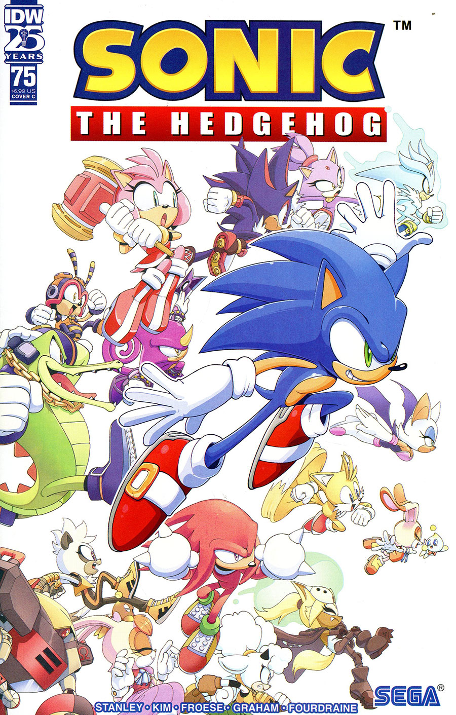Sonic The Hedgehog Vol 3 #75 Cover C Variant Adam Bryce Thomas Cover