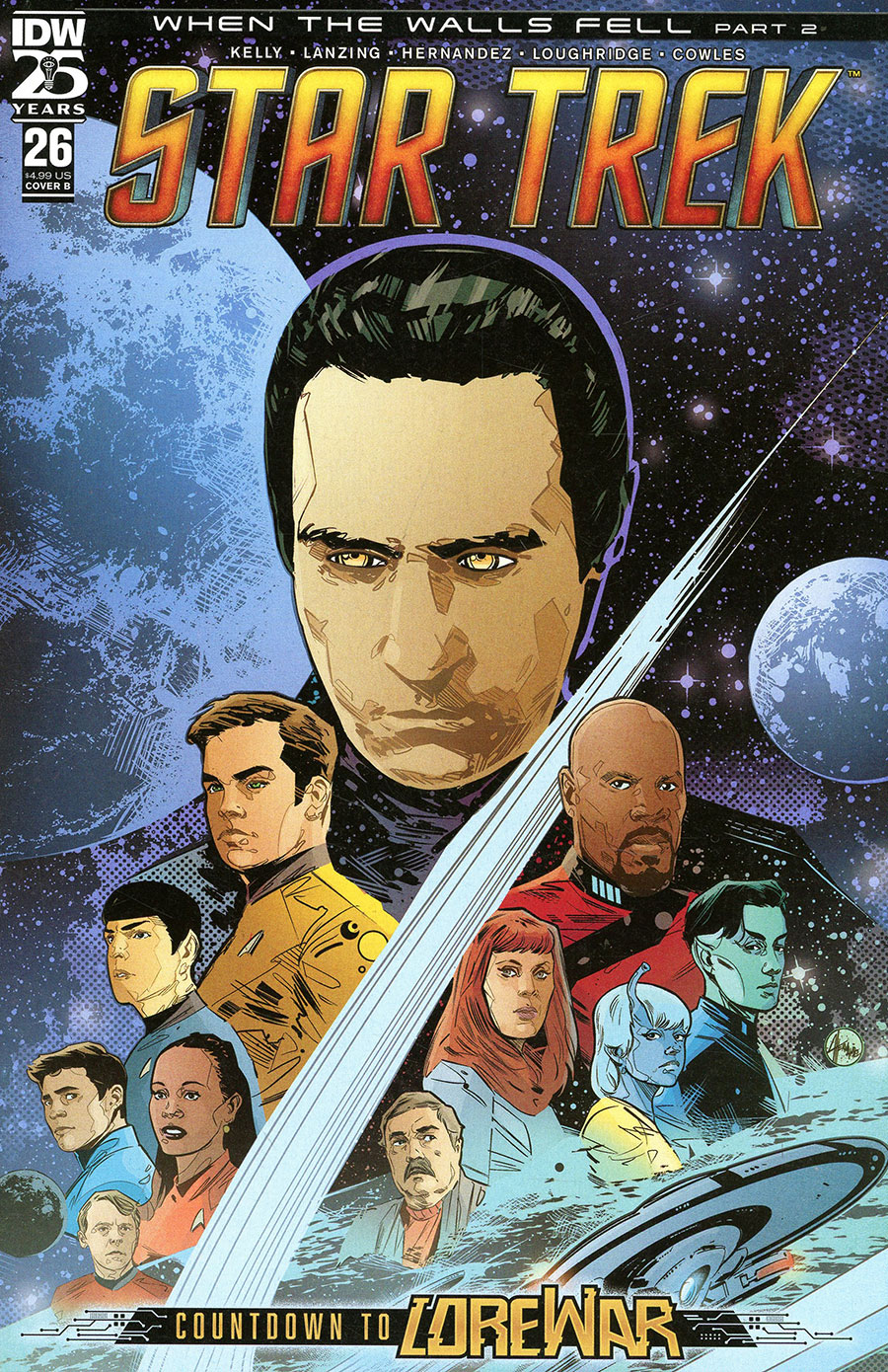 Star Trek (IDW) Vol 2 #26 Cover B Variant Angel Hernandez Cover