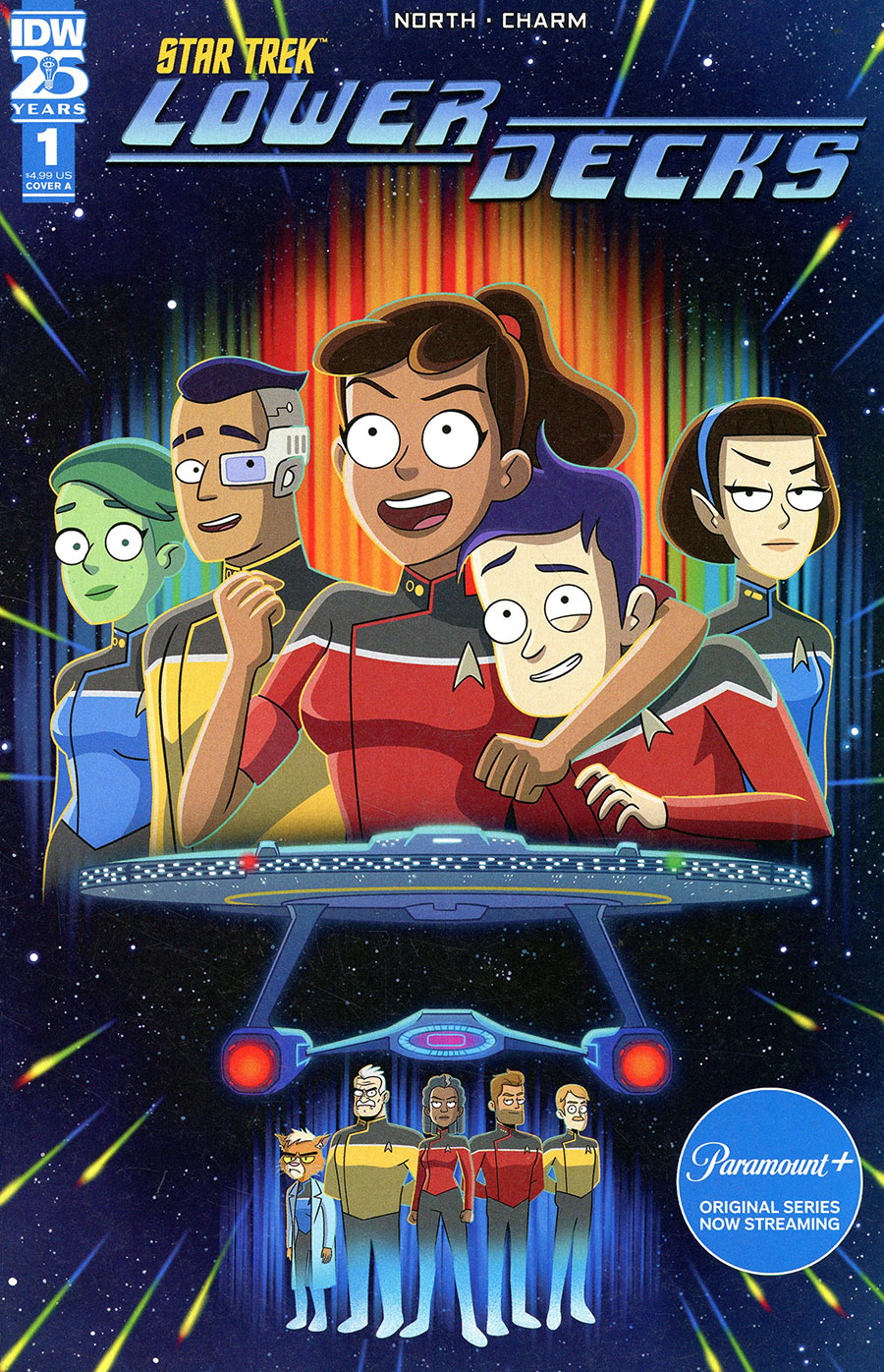 Star Trek Lower Decks Vol 2 #1 Cover A Regular Derek Charm Cover