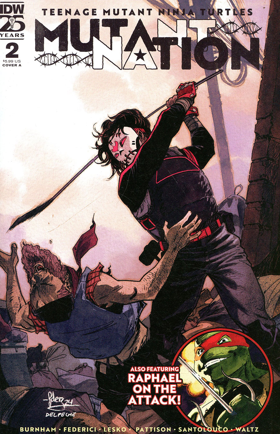 Teenage Mutant Ninja Turtles Mutant Nation #2 Cover A Regular Javier Fernandez Cover