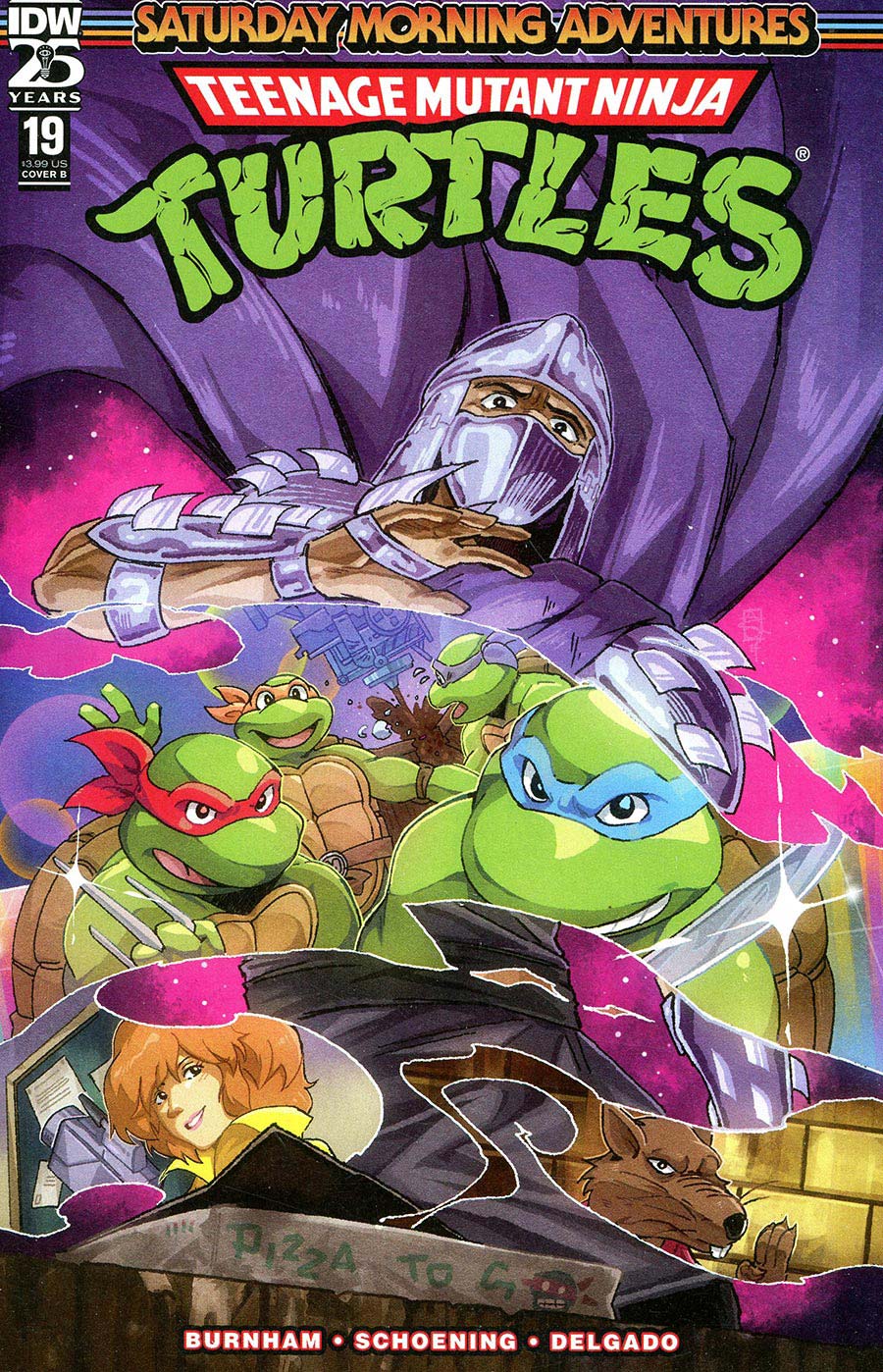 Teenage Mutant Ninja Turtles Saturday Morning Adventures Continued #19 Cover B Variant Miles Arq Cover