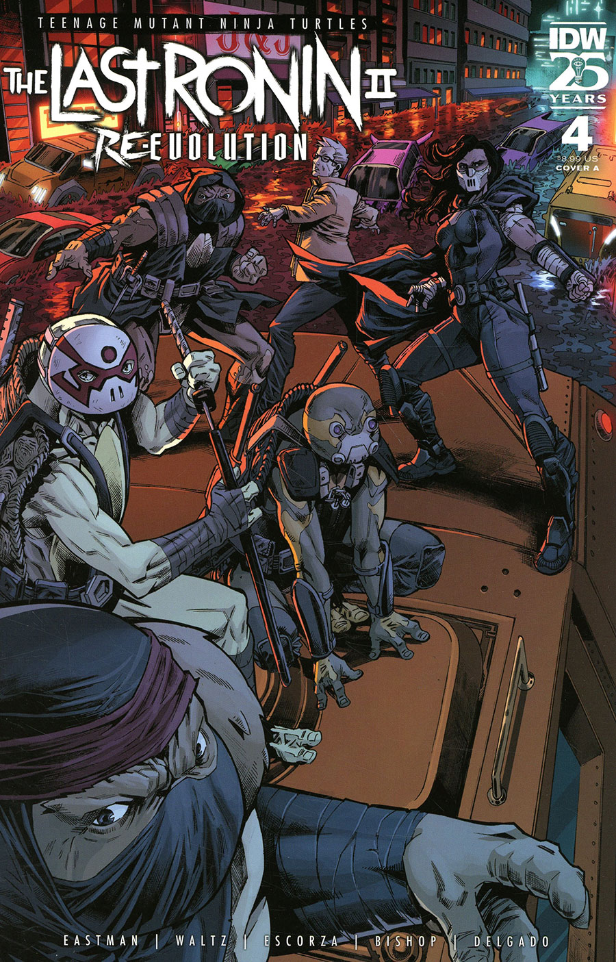 Teenage Mutant Ninja Turtles The Last Ronin II Re-Evolution #4 Cover A Regular Brothers Escorzas Cover