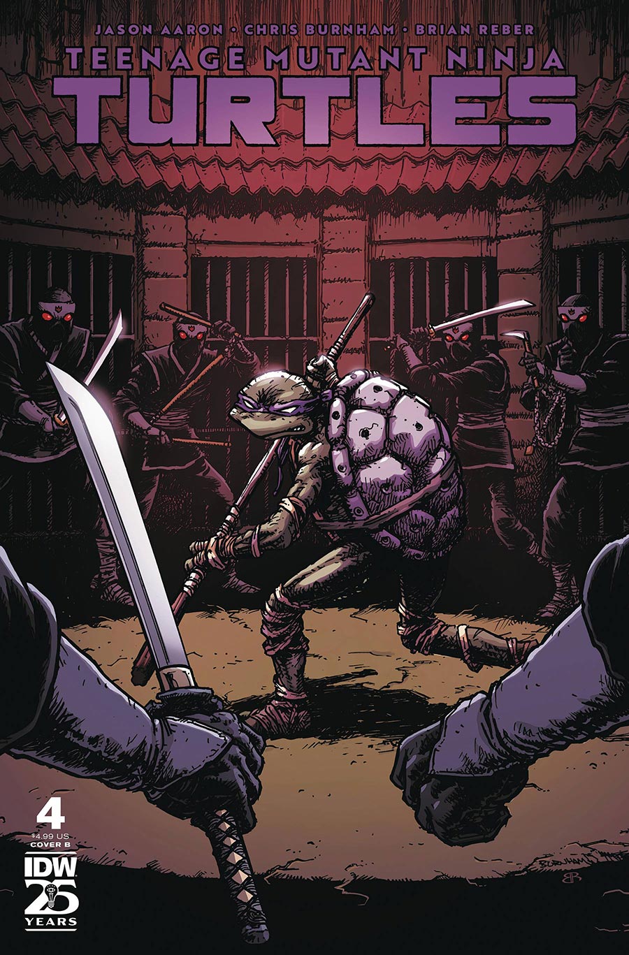 Teenage Mutant Ninja Turtles Vol 6 #4 Cover B Variant Chris Burnham Cover