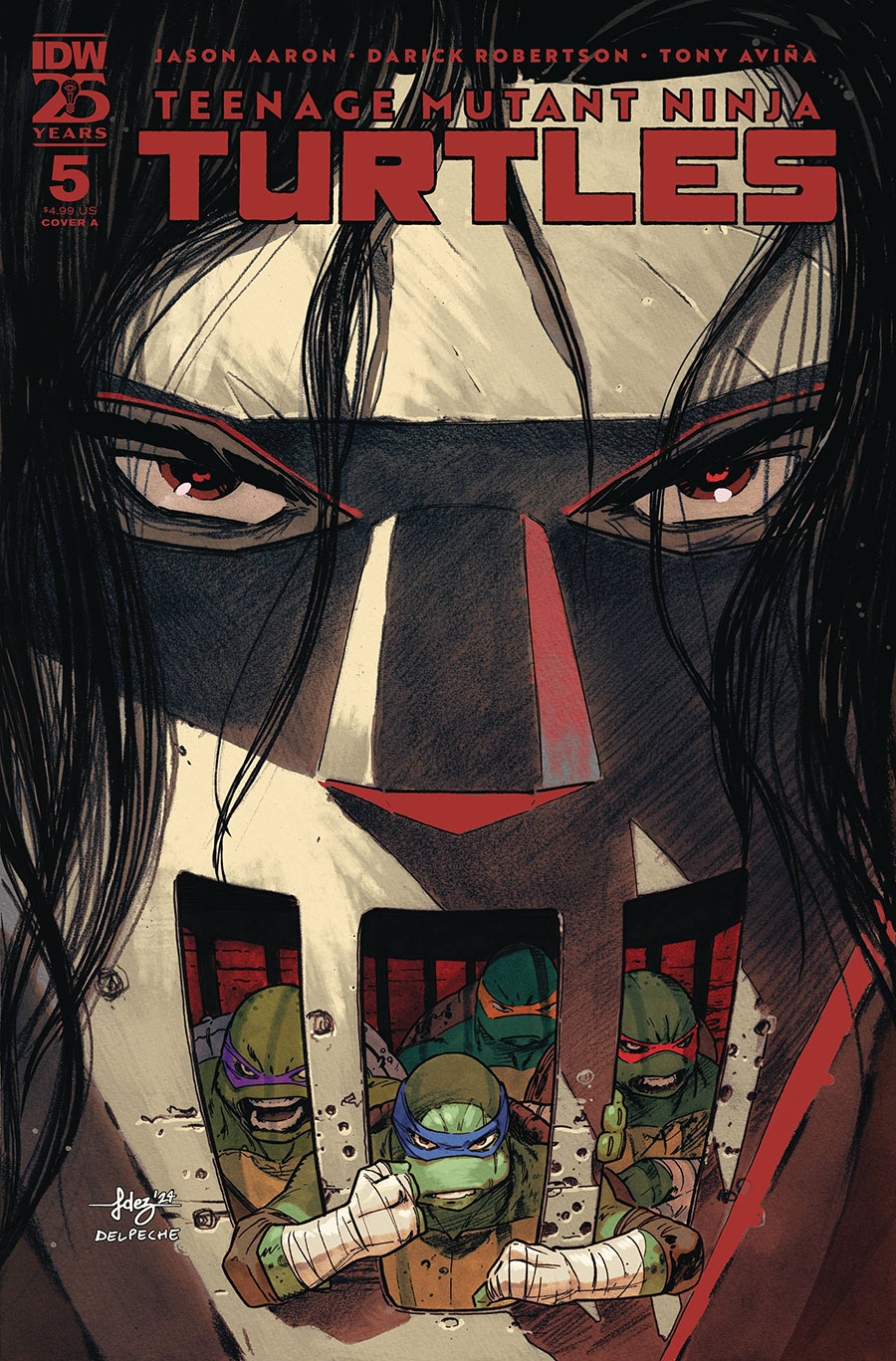 Teenage Mutant Ninja Turtles Vol 6 #5 Cover A Regular Javier Fernandez Cover