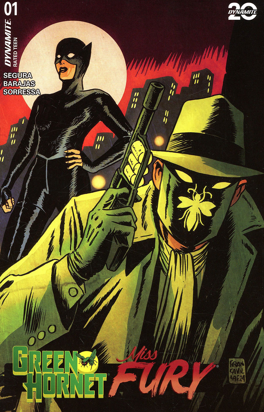 Green Hornet Miss Fury #1 Cover A Regular Francesco Francavilla Cover