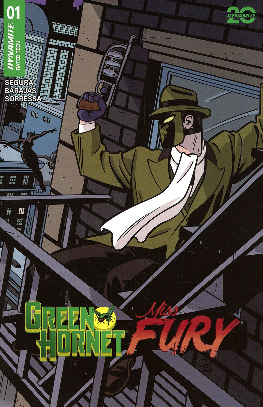 Green Hornet Miss Fury #1 Cover D Variant Jacob Edgar Cover