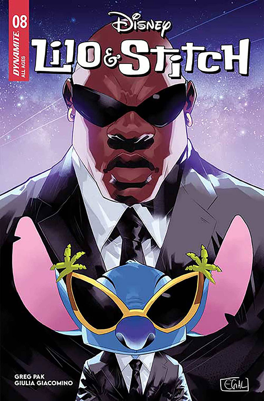 Lilo & Stitch #8 Cover C Variant Edwin Galmon Cover