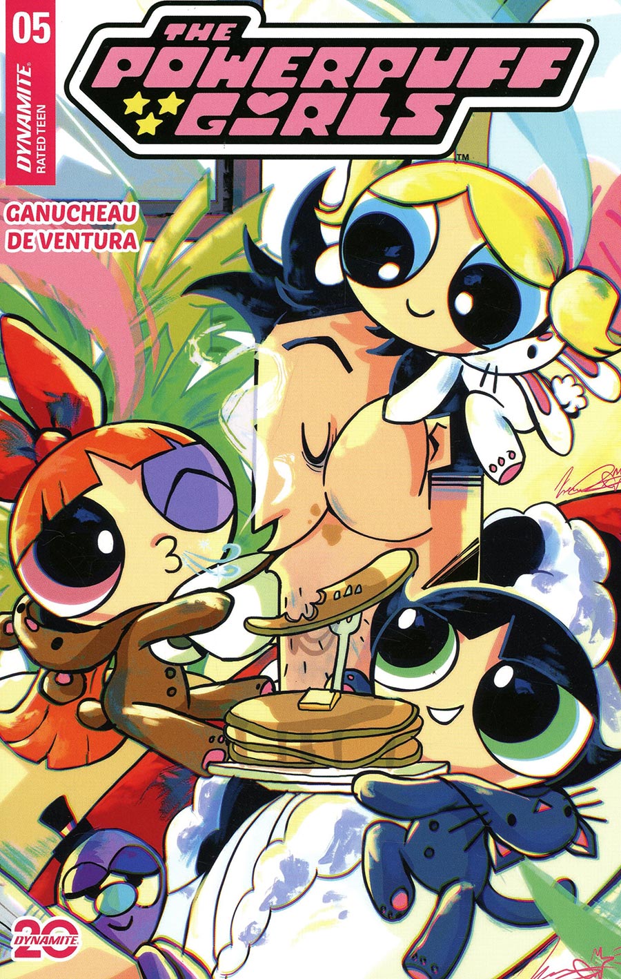 Powerpuff Girls Vol 4 #5 Cover B Variant Kenya Danino Cover