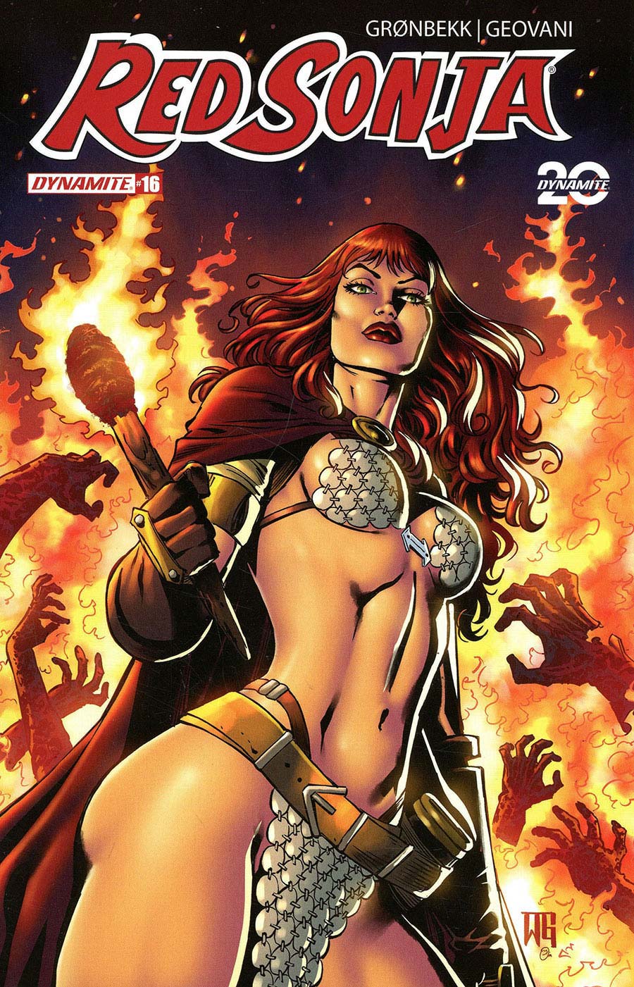 Red Sonja Vol 10 #16 Cover D Variant Walter Geovani Cover