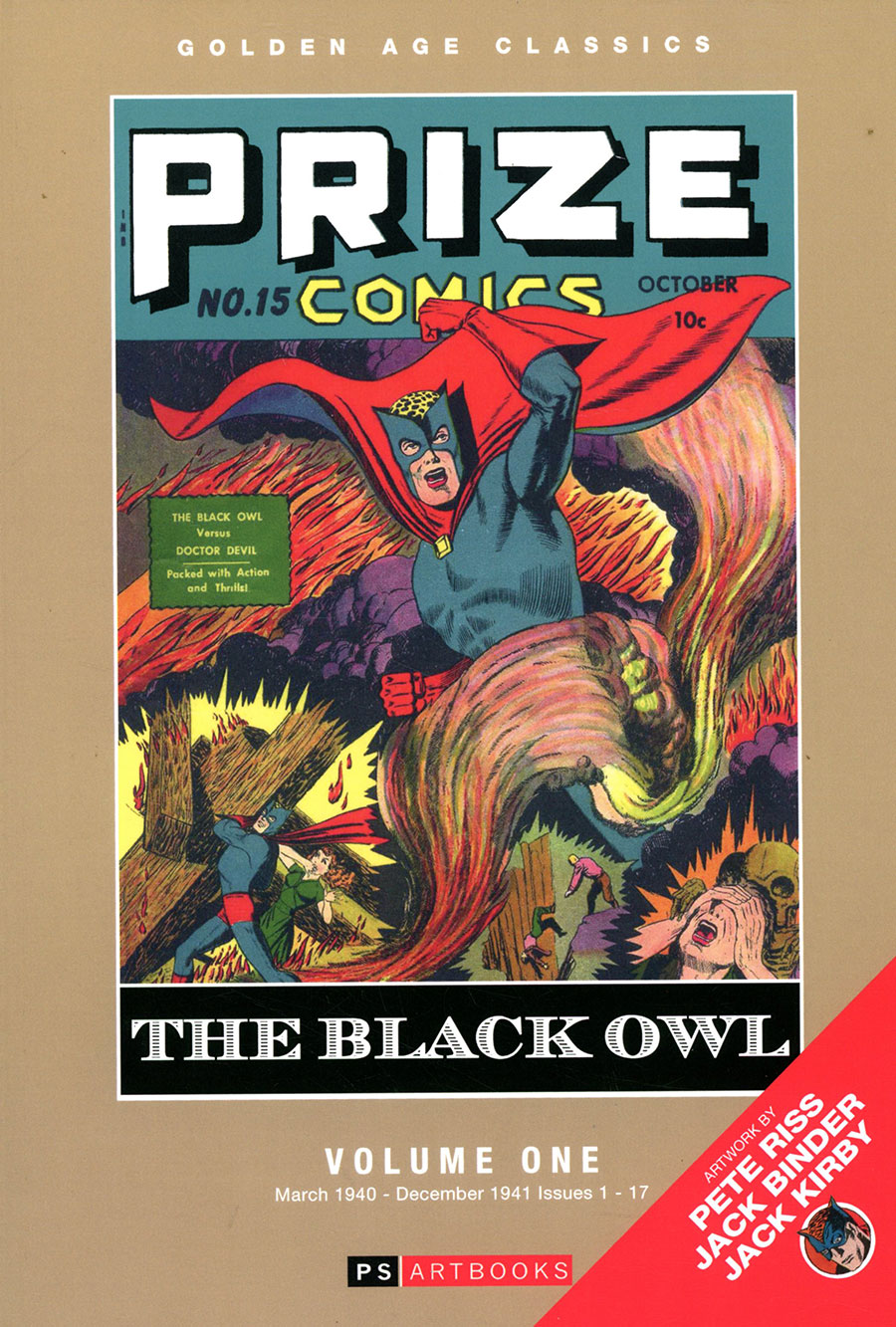 Golden Age Classics Prize Comics Featuring The Black Owl Vol 1 HC