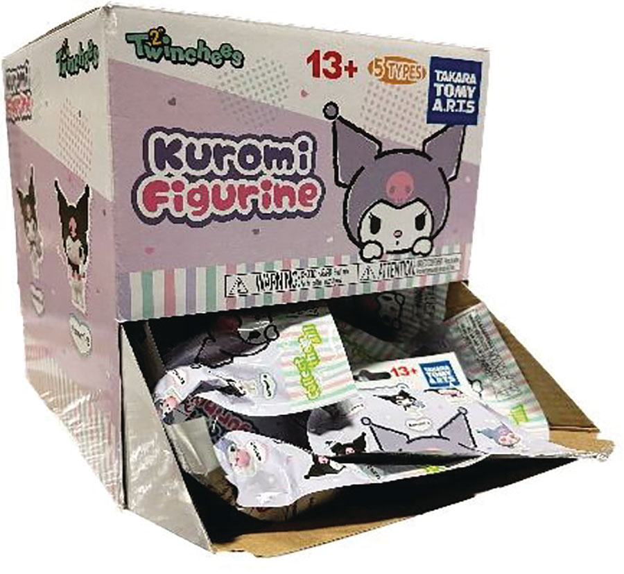 Kuromi Figurine Blind Mystery Box 24-Piece Display
