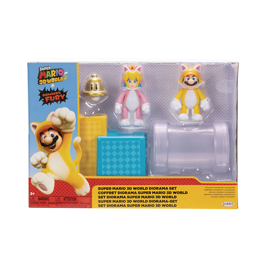 Nintendo Super Mario 3D World 2.5-Inch Diorama Set