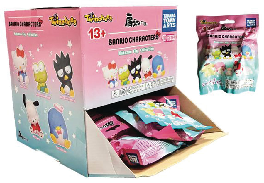 Sanrio Sleeping Figure Blind Mystery Box 24-Piece Display