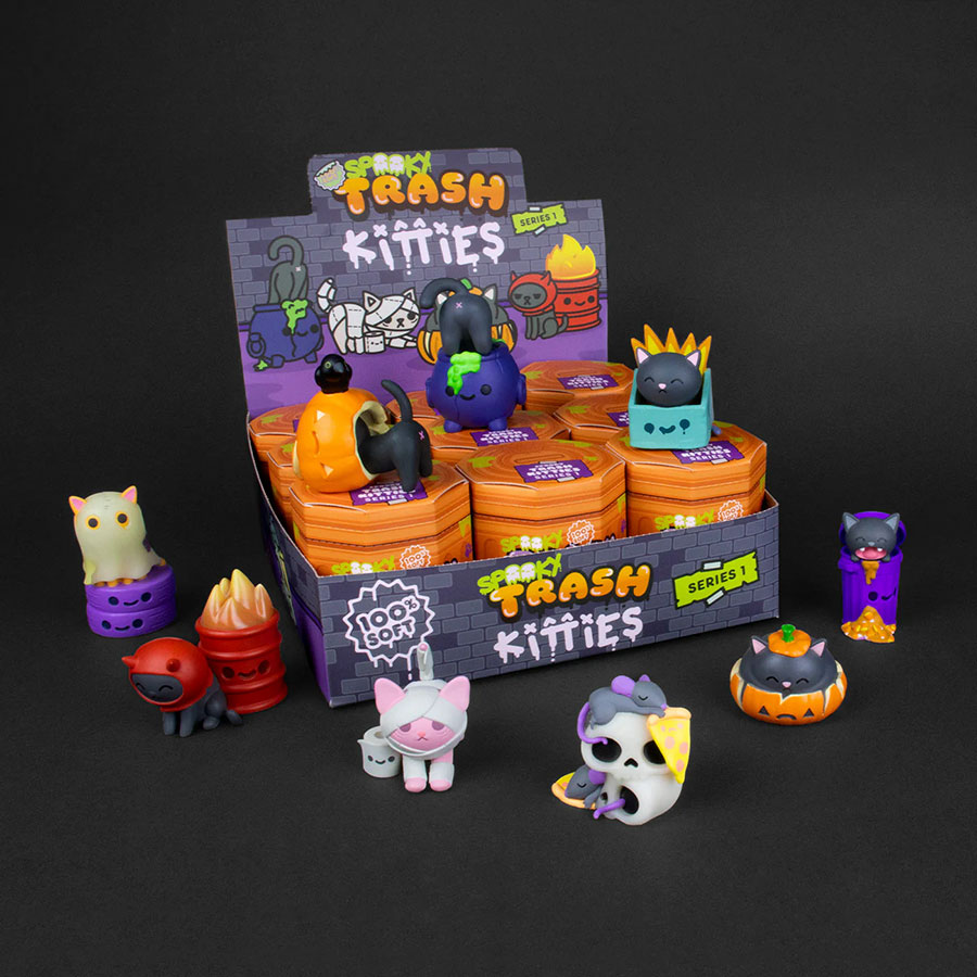 Spooky Trash Kitties Mystery Box Figure Series 1 Blind Mystery Box