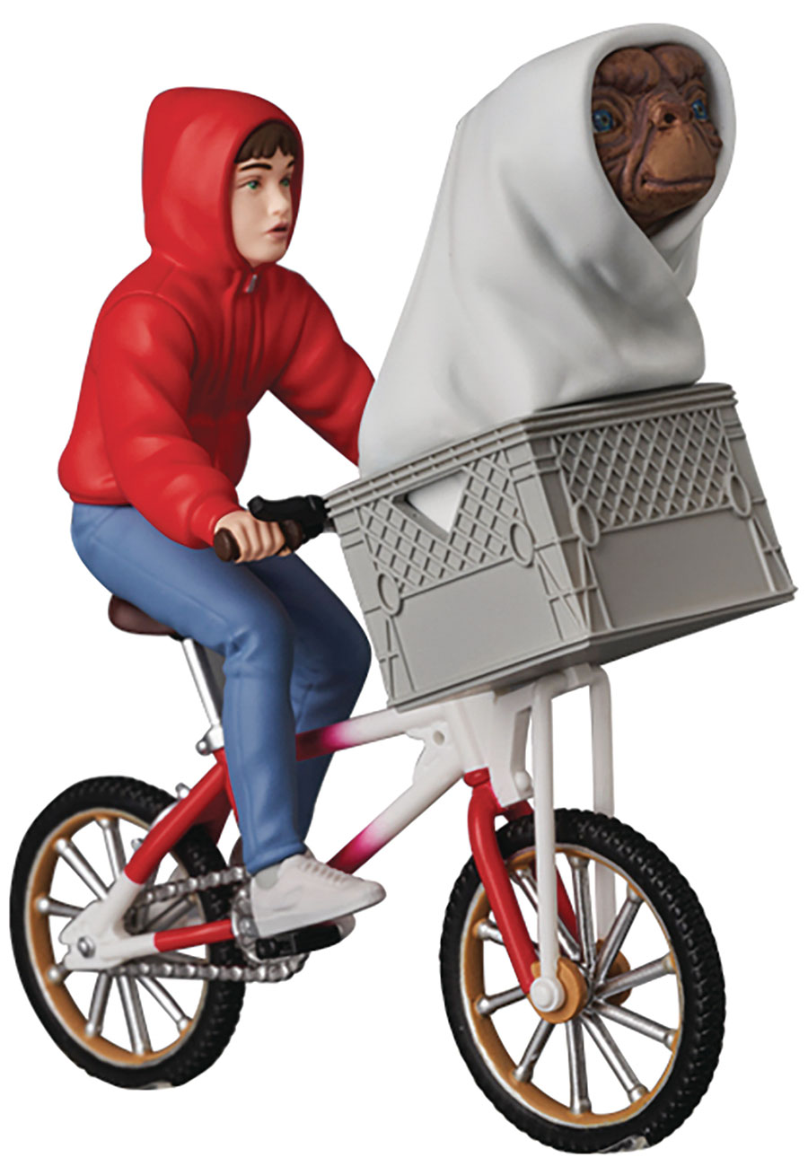 E.T. The Extra-Terrestrial E.T. & Elliott With Bicycle UDF Figure