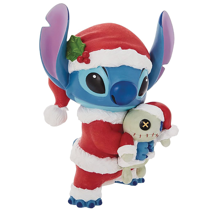 Lilo & Stitch Santa Stitch With Scrump 7.28-Inch Figurine