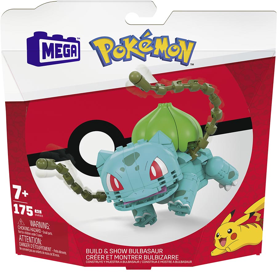 Mega Construx Pokemon Build & Show Set - Bulbasaur