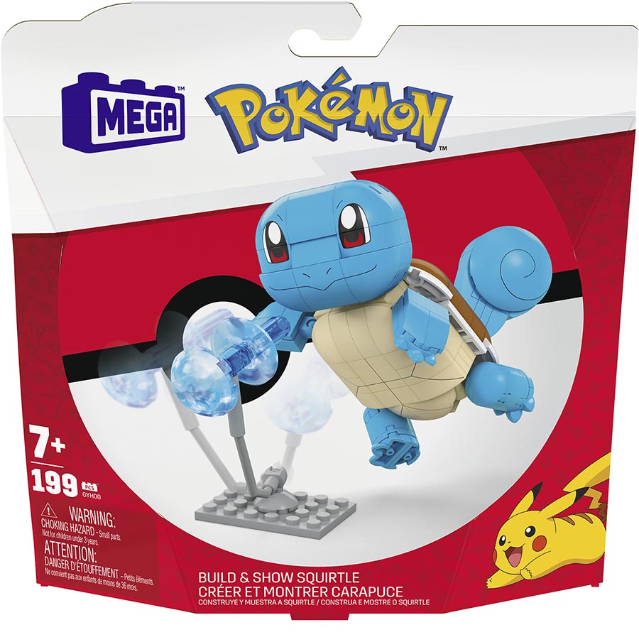 Mega Construx Pokemon Build & Show Set - Squirtle