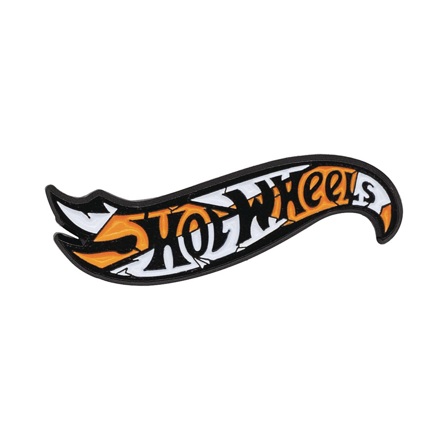 Hot Wheels Logo Pin - Black & Orange Logo