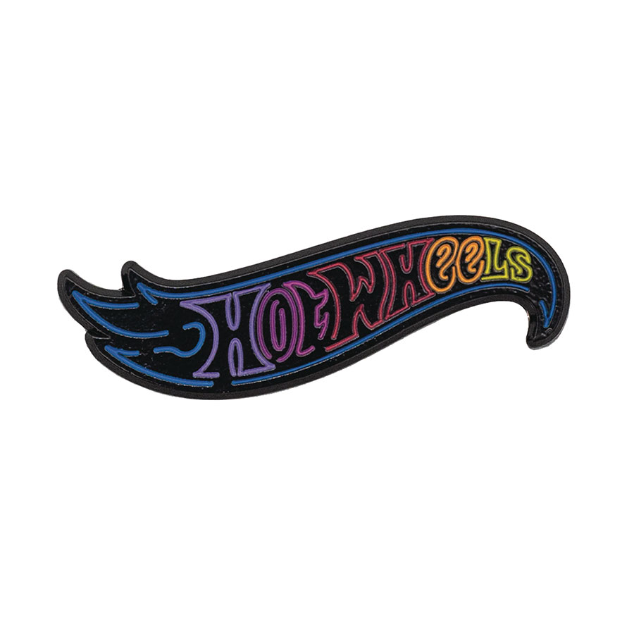 Hot Wheels Logo Pin - Neon Logo