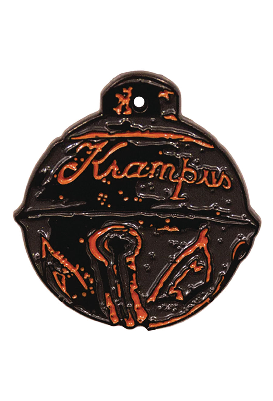 Krampus Enamel Pin - Bell Ornament