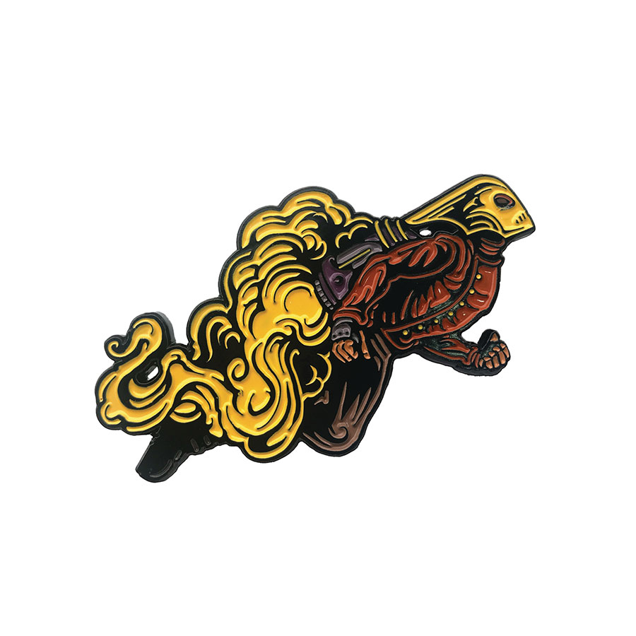 Rocketeer Figure 2.25-Inch Enamel Pin - Fire