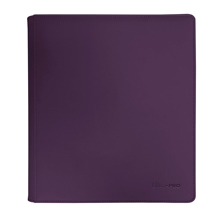 Vivid 12-Pocket Zippered Pro-Binder - Midnight Plum