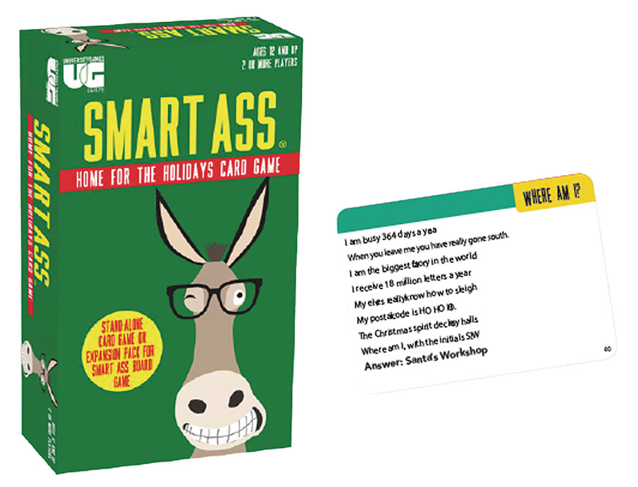 Smart Ass Home For The Holidays Card Game