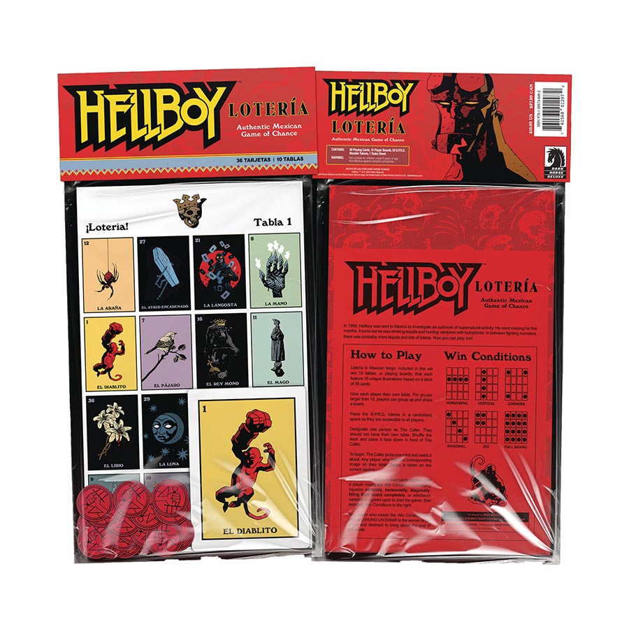 Hellboy Loteria Board Game