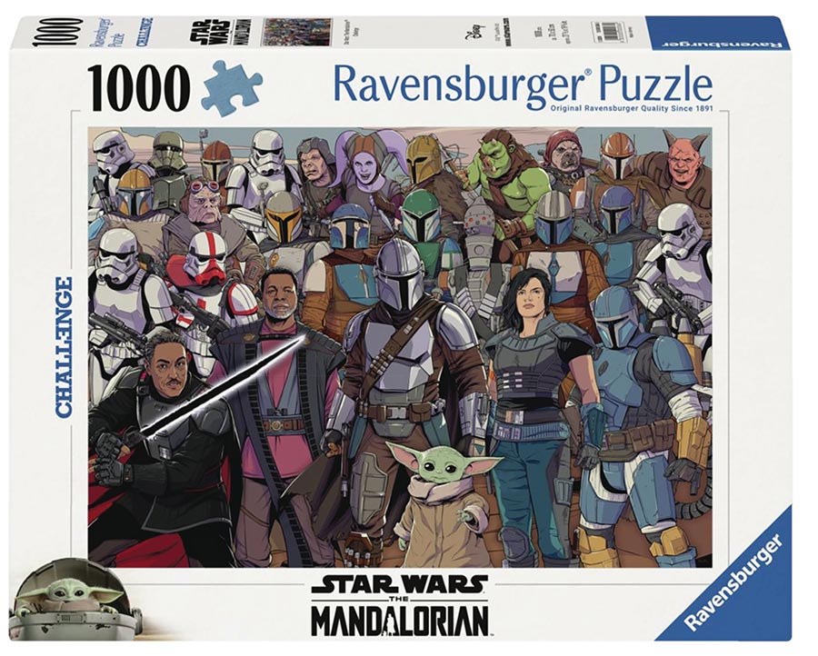 Star Wars The Mandalorian Challenge 1000-Piece Puzzle