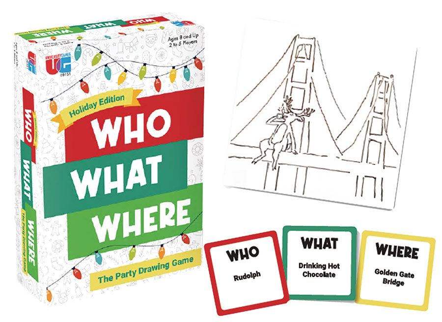 Who What Where Party Game Holiday Edition