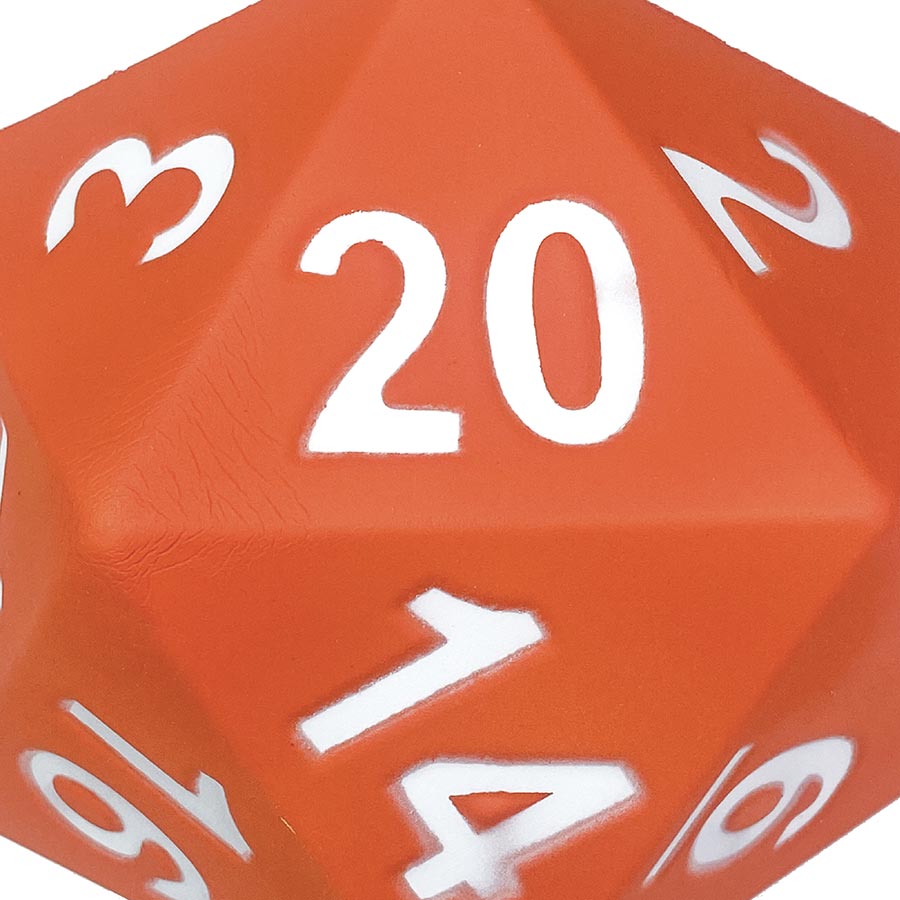 Giant Foam 5-Inch D20 Dice - Orange