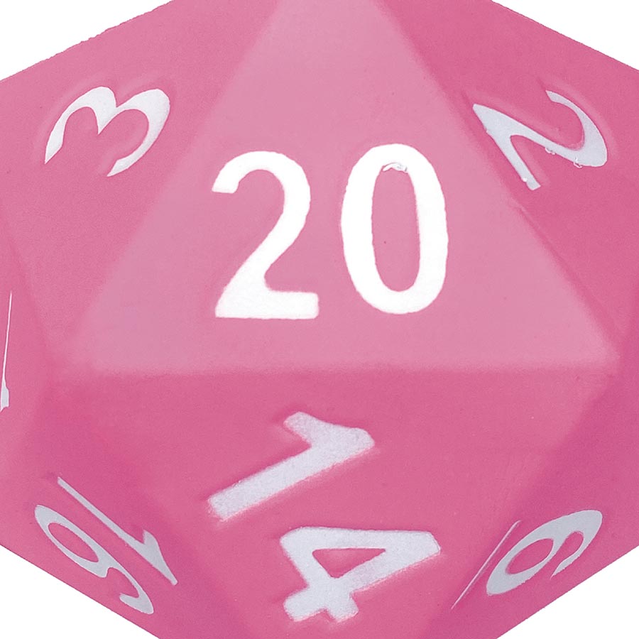 Giant Foam 5-Inch D20 Dice - Pink