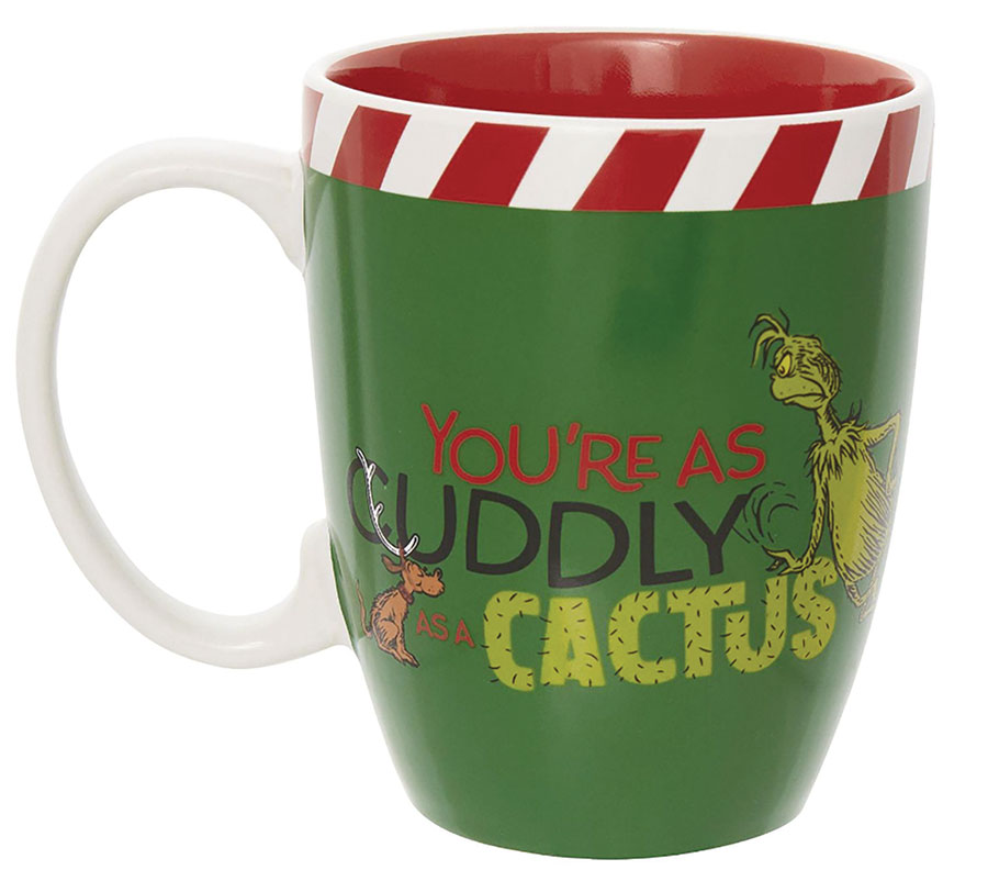 Grinch Who Stole Christmas Cuddly As A Cactus 12-Ounce Mug