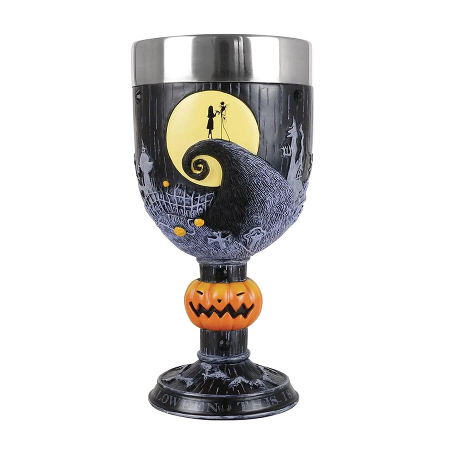 Nightmare Before Xmas Hill Scene Nightmare Goblet (C: