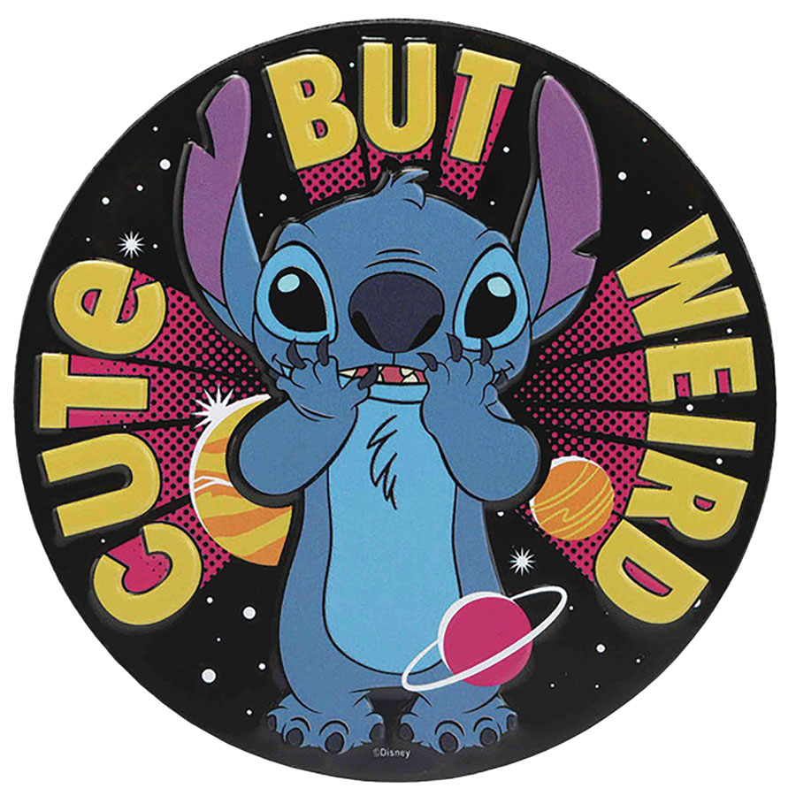 Disney Stitch Cute But Weird 4-Inch Metal Magnet