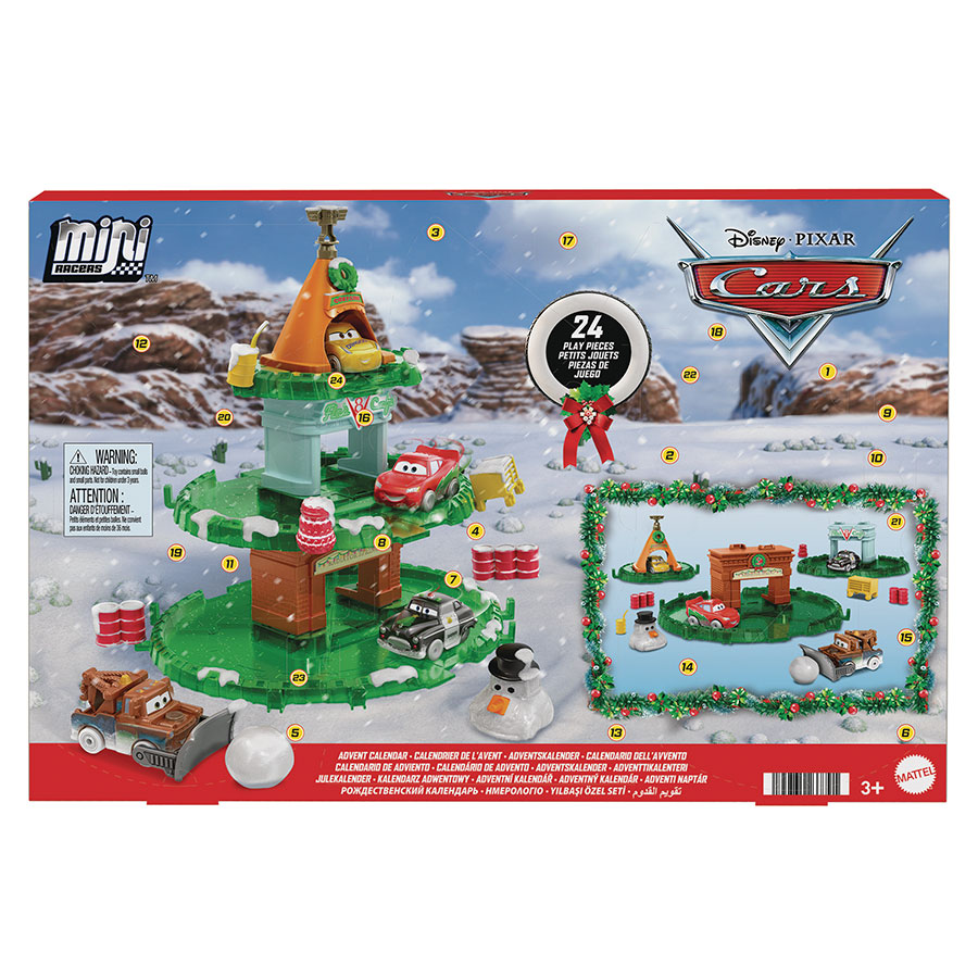 Disney And Pixar Cars 2024 Minis Advent Calendar