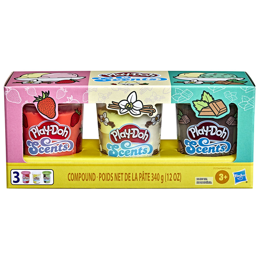 Play-Doh Tropical Scented Compound 3-Pack Assortment Case