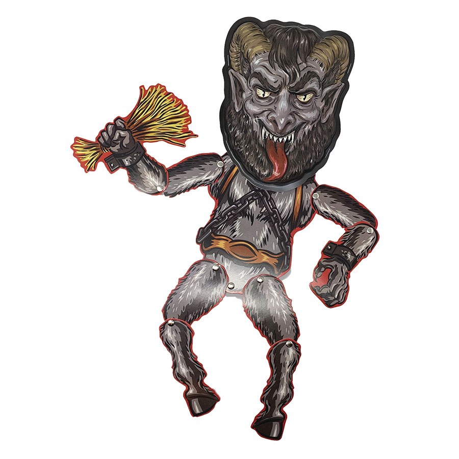 Cruddy Christmas Mini Monster Wall Decor - Krampus