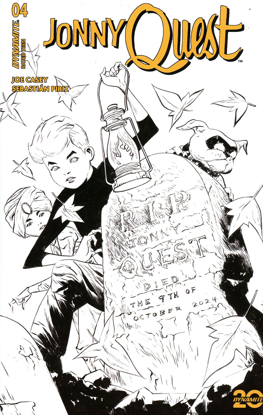 Jonny Quest Vol 2 #4 Cover H Incentive Jae Lee Line Art Cover