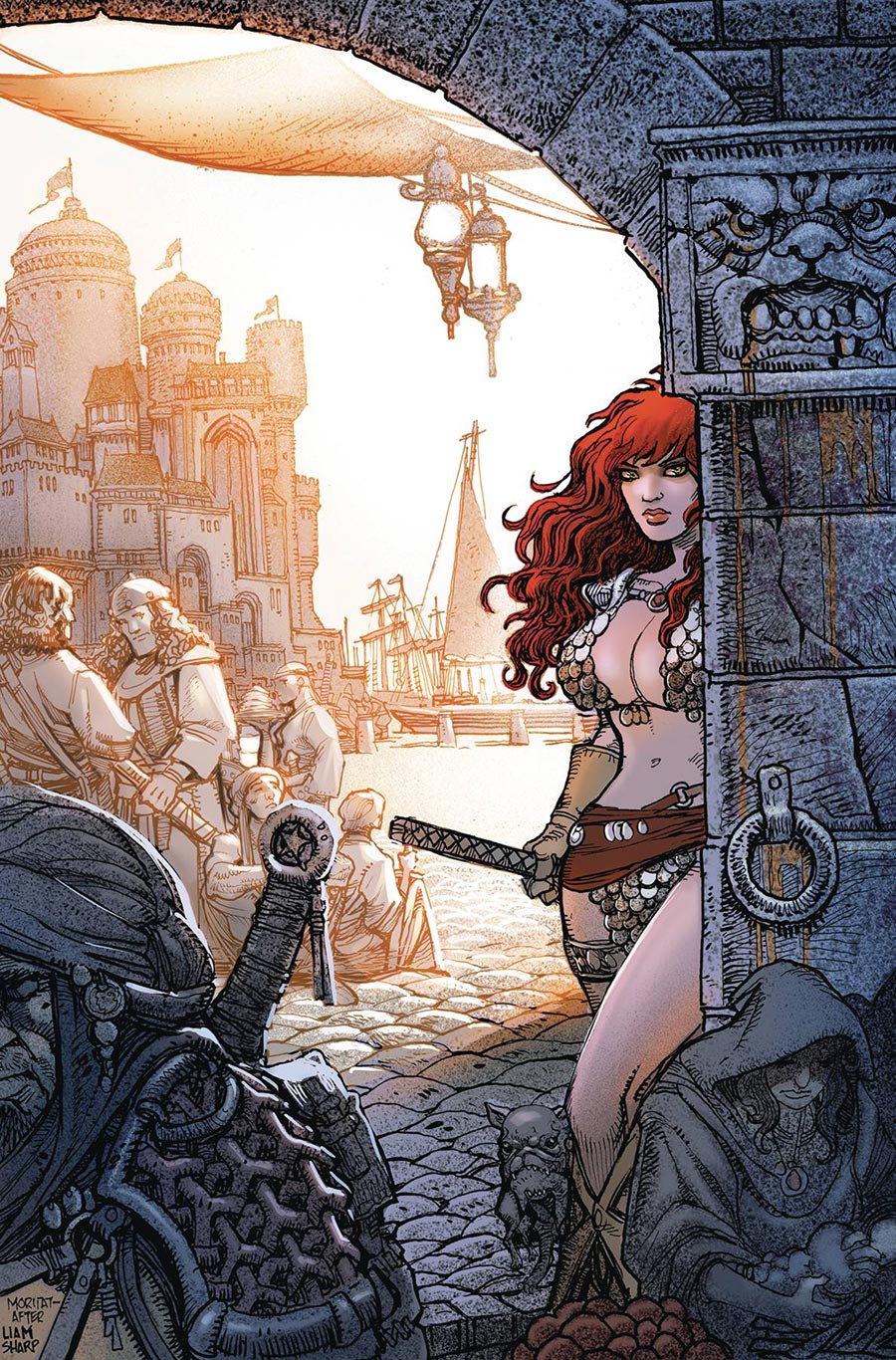 Red Sonja Death And The Devil #3 Cover J Incentive Moritat Virgin Cover