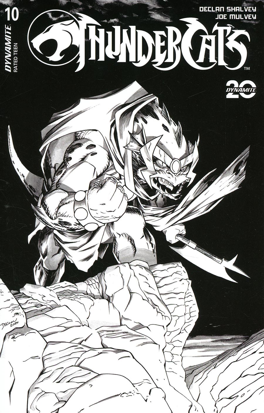 Thundercats Vol 3 #10 Cover J Incentive Declan Shalvey Line Art Cover