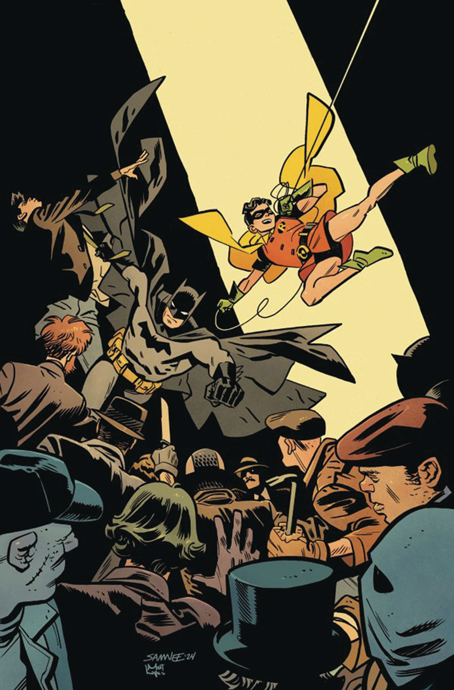 Batman And Robin Year One #1 Cover G DF Signed By Mark Waid