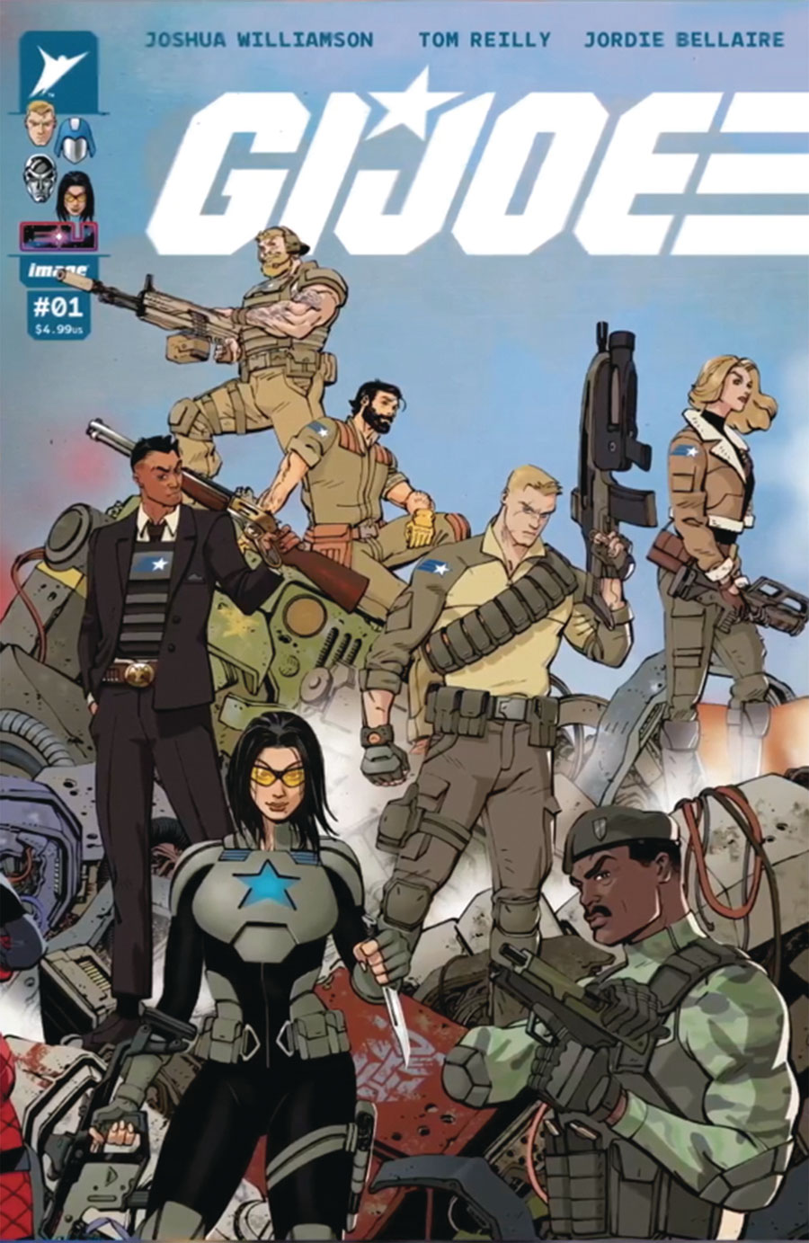 GI Joe Vol 10 #1 Cover Z-A DF Signed By Joshua Williamson
