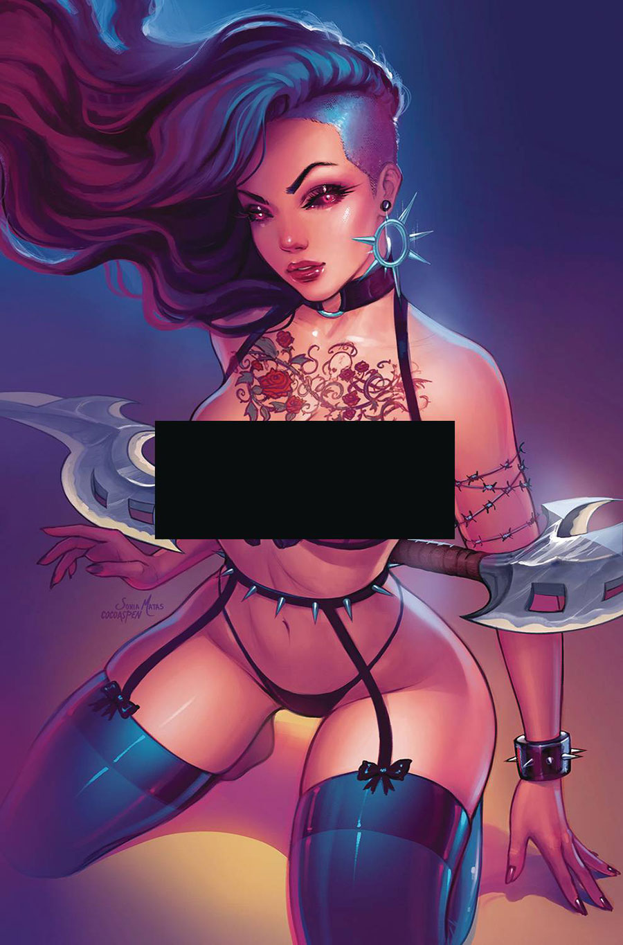 Hell Heist #1 Cover G Sonia Matas Hellchild Risque Retailer Variant Cover