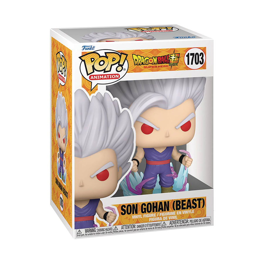 POP Animation Dragon Ball Super Super Hero Son Gohan Beast Vinyl Figure