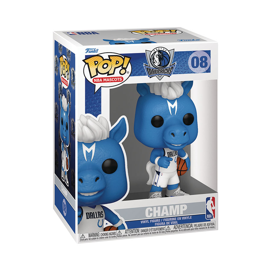 POP NBA Mascots Dallas Champ The Horse Vinyl Figure