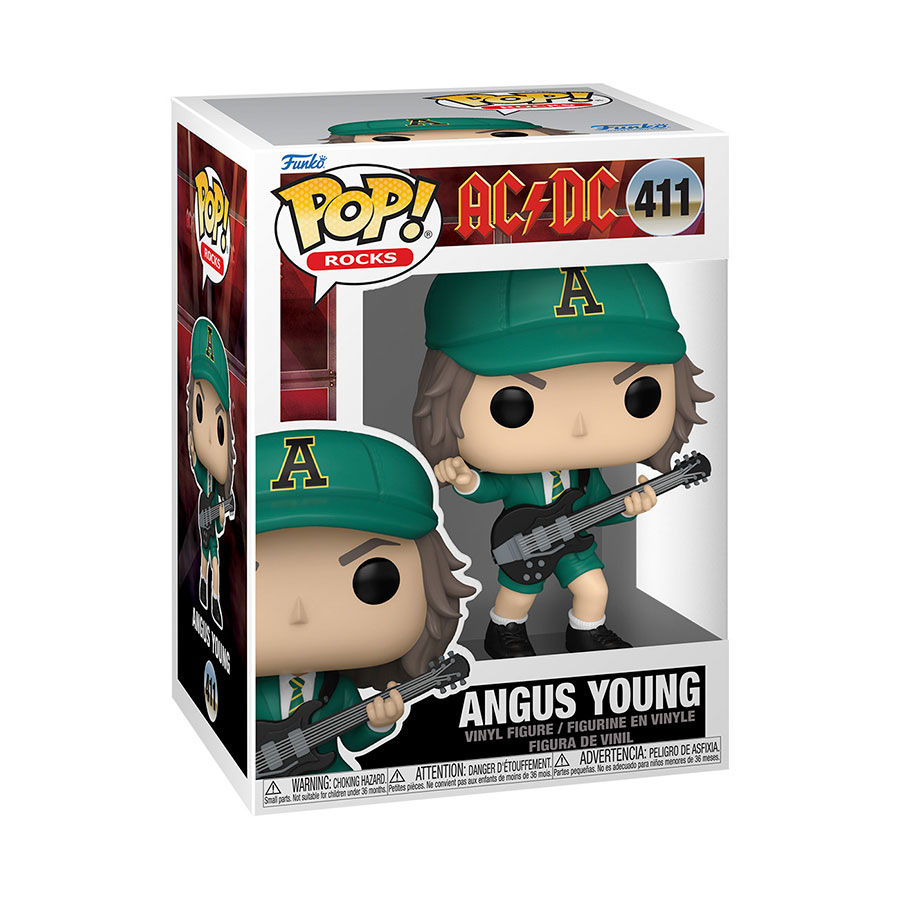 POP Rocks AC/DC Angus Young (Green) Vinyl Figure