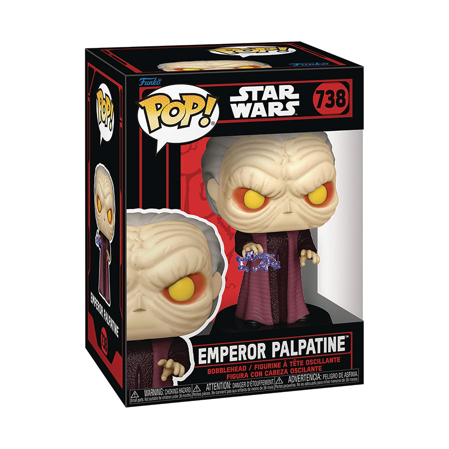 POP Star Wars Dark Side Emperor Palpatine Vinyl Figure