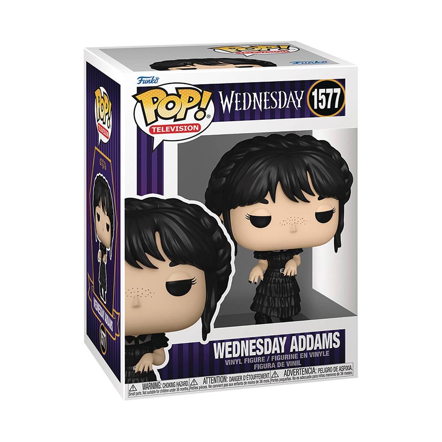 POP Television Wednesday Rave-n Dance Wednesday Addams Vinyl Figure